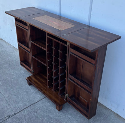 Dark wood buffet/ server cabinet