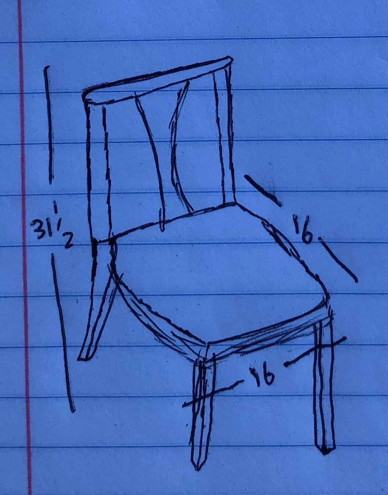 bamboo style (2) side dining chairs black cushion
