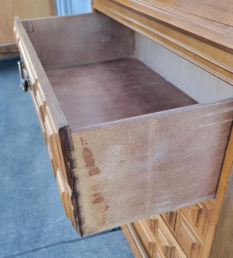 Antique/ vintage drop front secretary desk /dresser