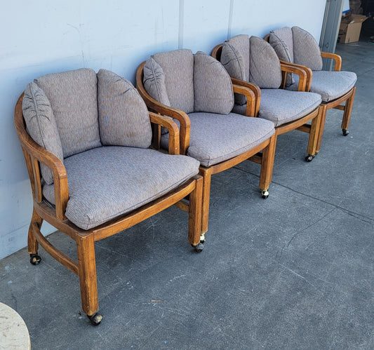 Mid Century 4 Chairs