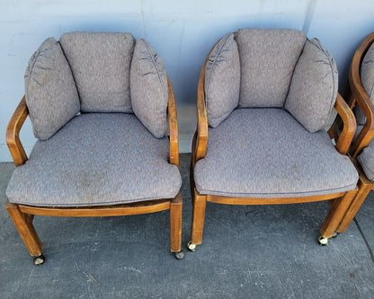 Mid Century 4 Chairs