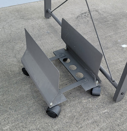Glass/Metal Computer Desk