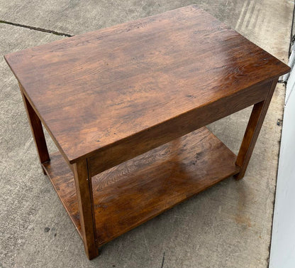 Mid Century Walnut Accent Table End Table