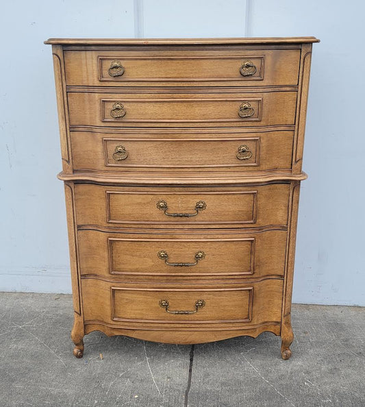 Highboy dresser/ chest of drawers French style vintage