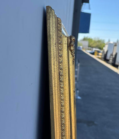 Large Gold Silverwood Products by Costco Wood Carved Gold mirror