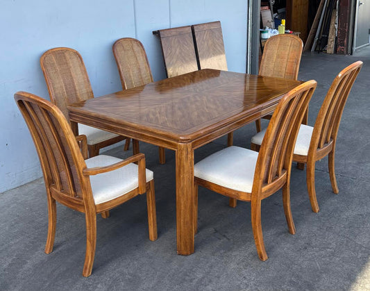 Drexel Solid Wood Dining Table with 6 Chairs