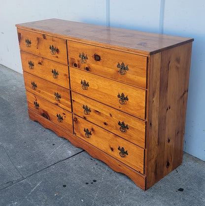 Master craft S J Bailey & Sons dresser/ chest of drawers