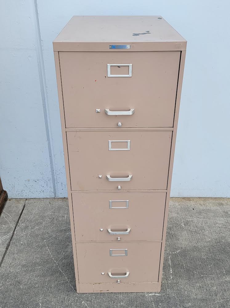 Steelmaster century Tan vertical file cabinet – Pacific Thrift Store