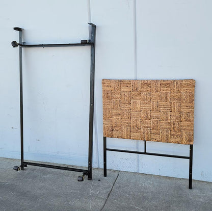 Wicker/rattan/cane twin size bed frame