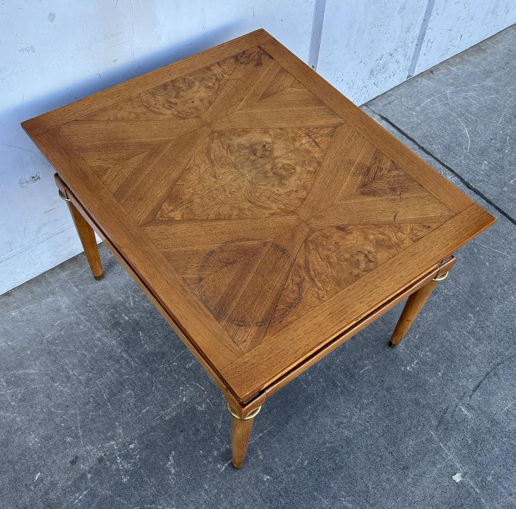 Vintage Walnut Single Drawer Side Table American of Martinsville