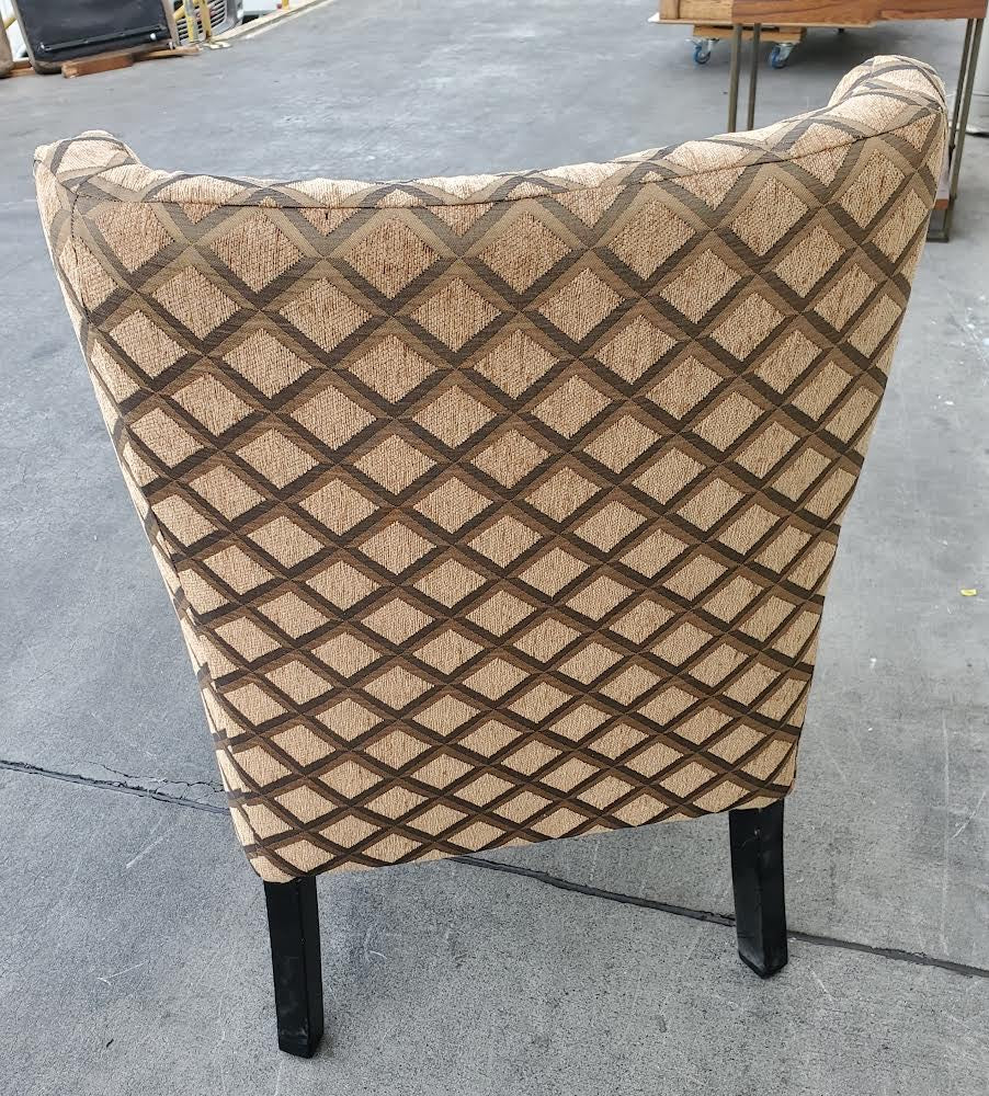tan / beige antique /vintage armchair