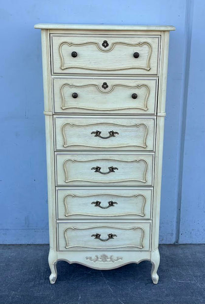 Stanley Vintage Tallboy French Style Chest Dresser jewelry/lingerie