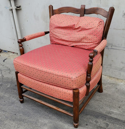 Pink armchair French country style