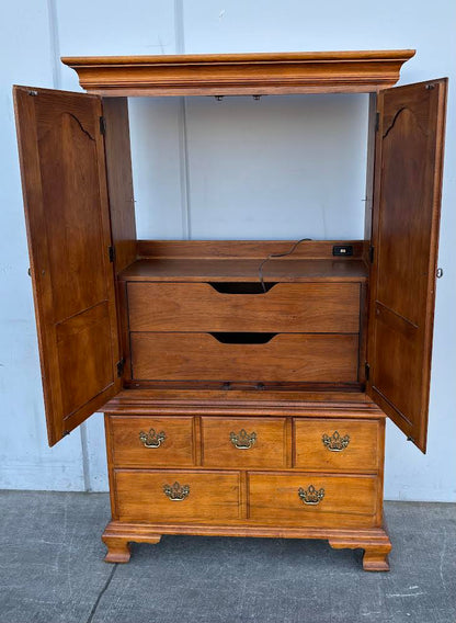 Thomasville Armoire Dresser Chest Solid Wood