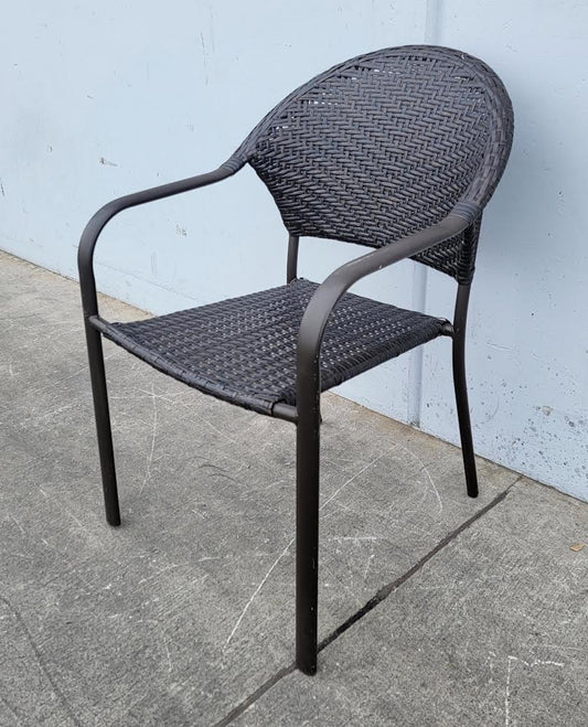Hampton bay patio/ outdoor wicker/ rattan/ cane chair/ armchair