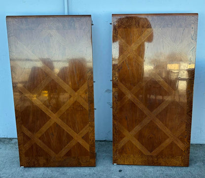 Vintage Wood Carved Dining Table with leaves