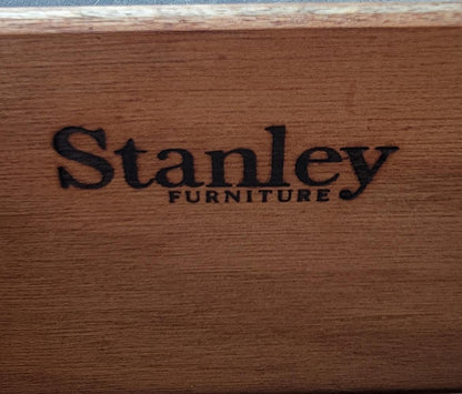 Stanley light wood nightstand/ chest of drawers/ end/side table