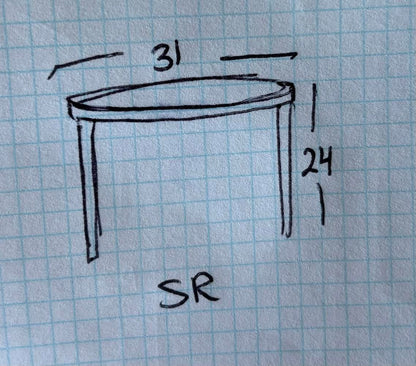 Vintage coffee table, Chippendale design, table living room, 60s, Germany