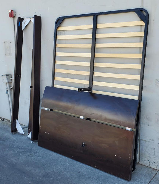queen size black bed frame