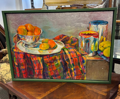 Signed Oil Painting “Fruit” Art