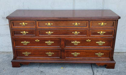 bassett style dresser /sideboard dark wood