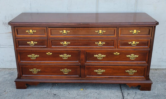 bassett style dresser /sideboard dark wood