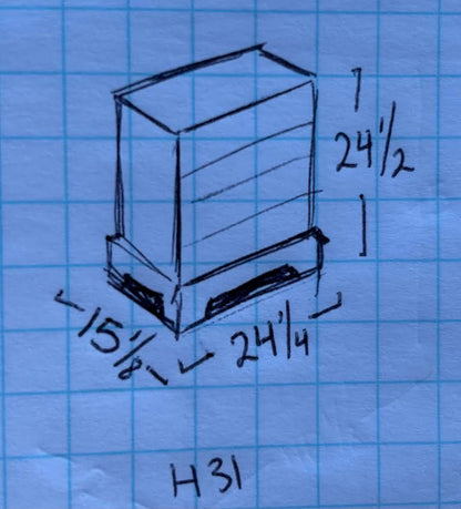 Cherry 4 Drawer Night Stand