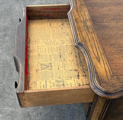 Antique Hekman Night Stand End Table