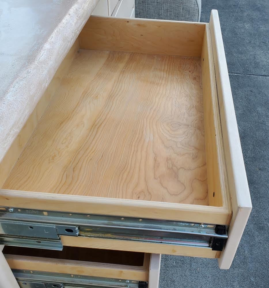 Dresser with mirror sideboard/buffet