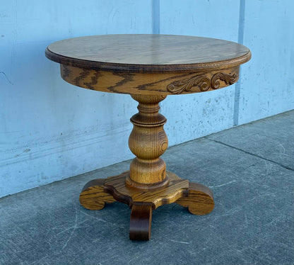 Heirloom USA Made Side Table/Round Wood