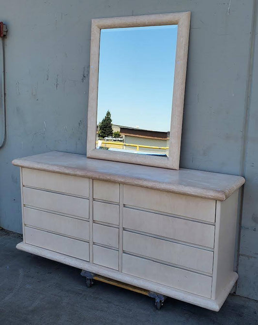 Dresser with mirror sideboard/buffet