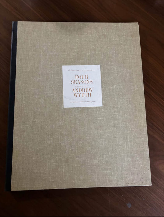 The FOUR SEASONS a Portfolio of 7 Loose Prints by Andrew Wyeth in Case First Printing 1962