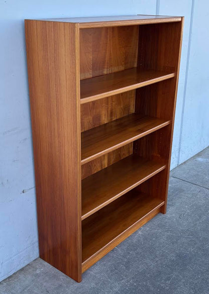 Mid Century Style Danish Modern Teak Bookcase Book Shelf Organizer made in Denmark