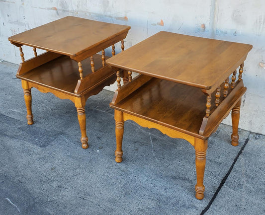 Baumritter end/side tables (2)