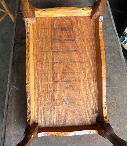 Matching Vintage Asian Carved Wooden Side Tables End Tables