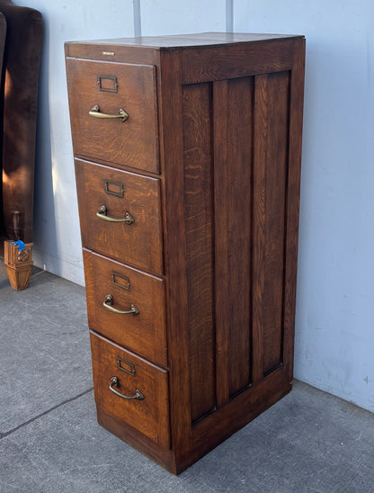 Wood file cabinet 4 drawer