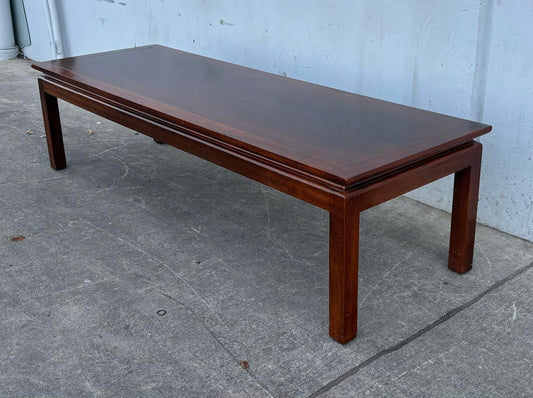 Mid Century Style Long Coffee Table Walnut