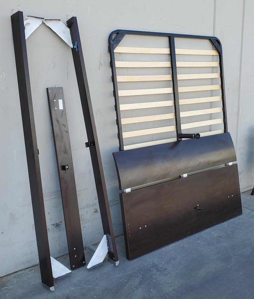 queen size black bed frame