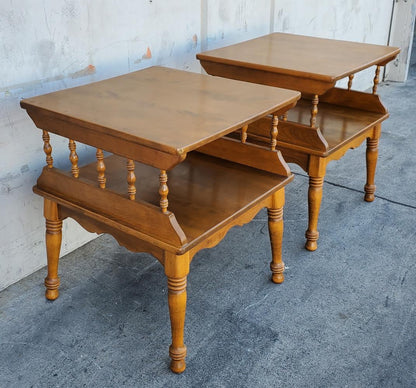 Baumritter end/side tables (2)