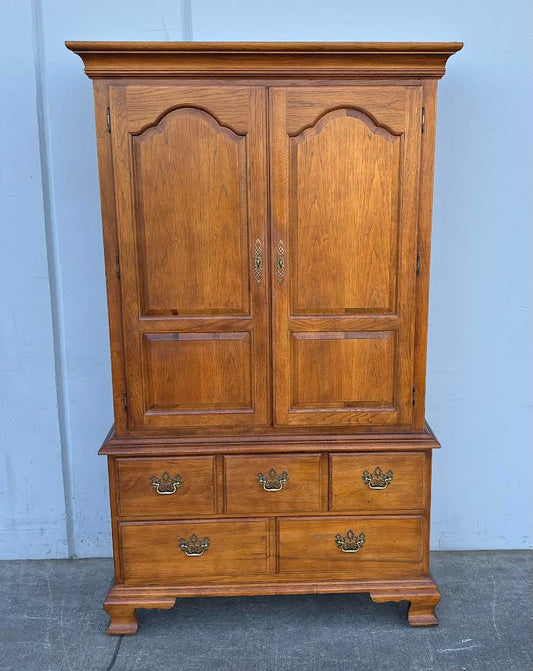 Thomasville Armoire Dresser Chest Solid Wood