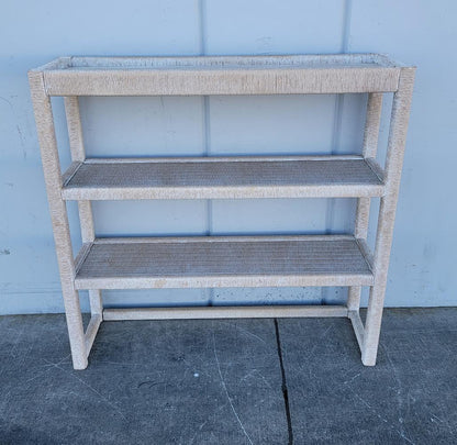 Wicker bookcase/ bookshelf