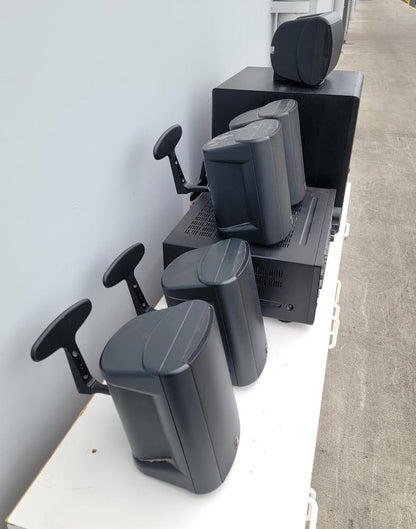 Home theater speaker system integra acoustic research the edge set