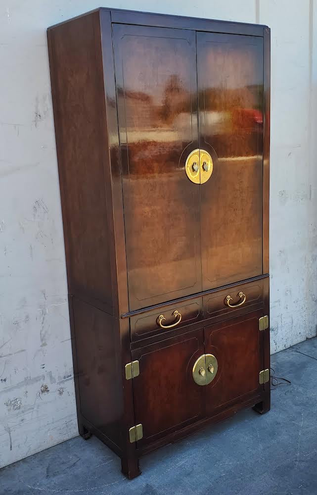 American Of Martinsville asian chinoiserie style armoire/tv cabinet