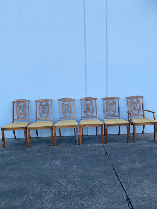 dining chairs (6) (1 armchair) antique/ vintage