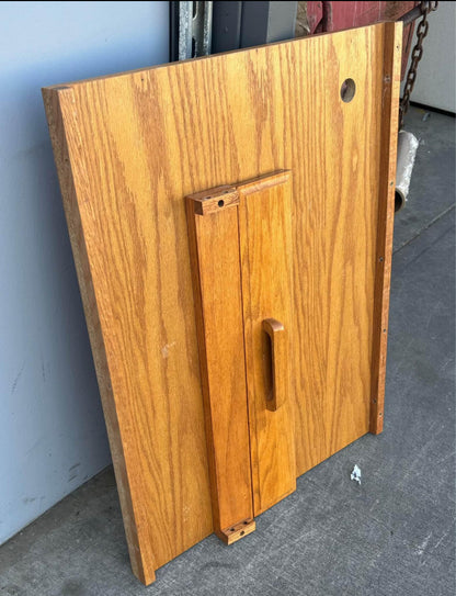 Oak Roll Top Table