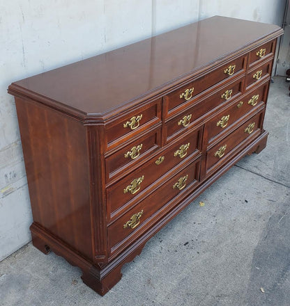 bassett style dresser /sideboard dark wood