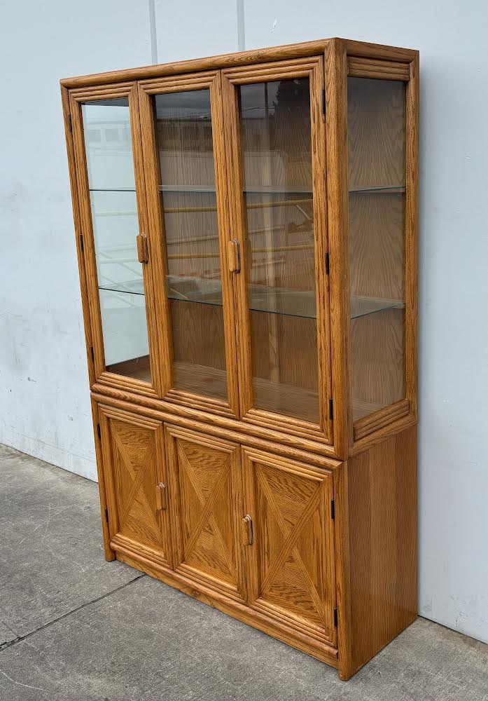 Vintage Mid Century Modern Hutch