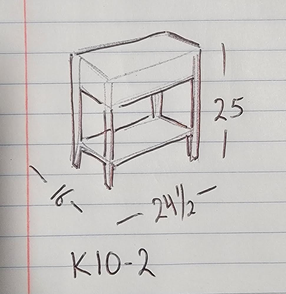 antique/ vintage kidney shaped end/ side table