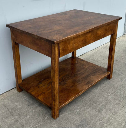 Mid Century Walnut Accent Table End Table