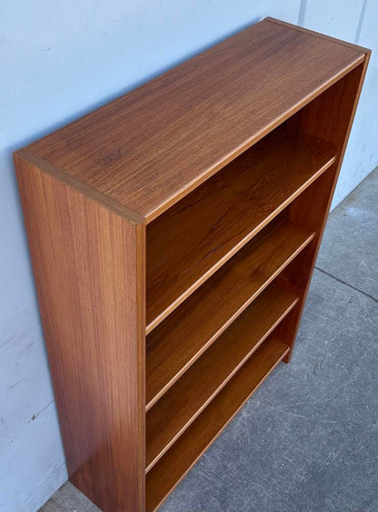 Mid Century Style Danish Modern Teak Bookcase Book Shelf Organizer made in Denmark